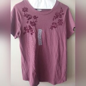 NWT Old Navy small roses flowers shirt